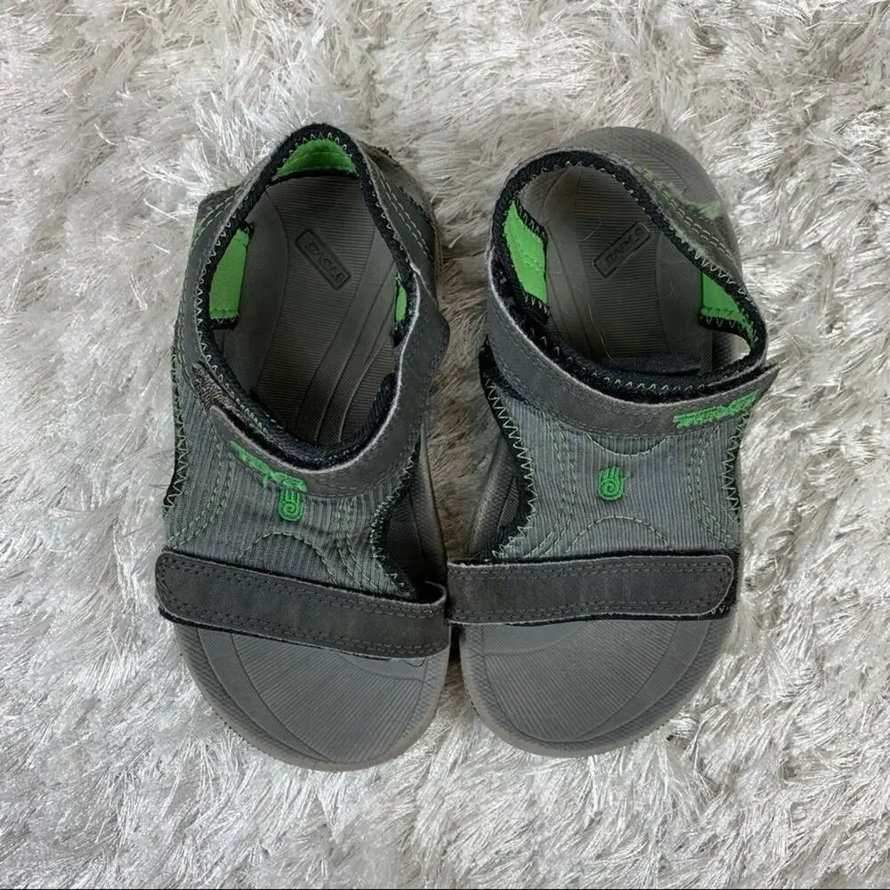 Teva Grey Green Kids Sandals ? Size 3